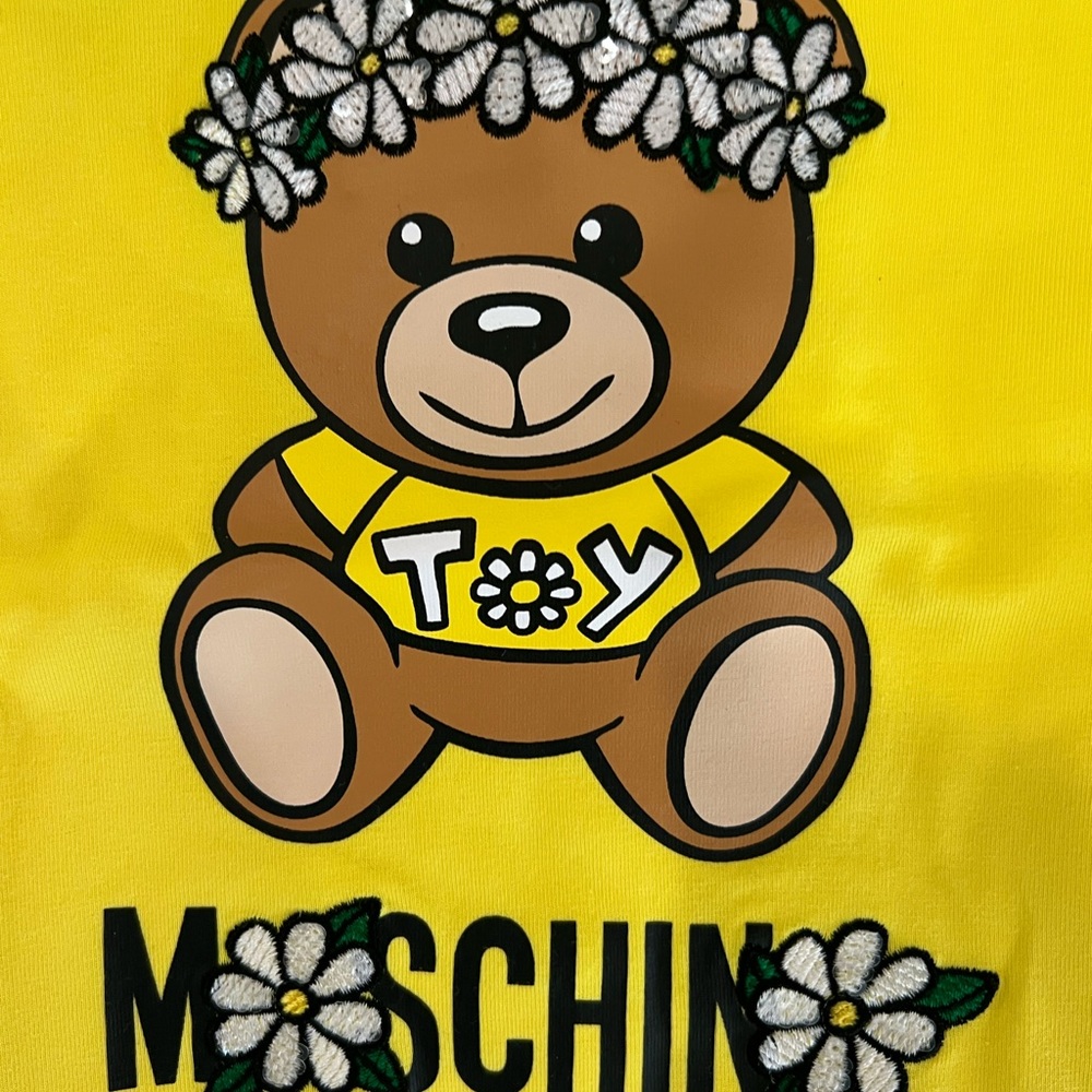 Moschino NWT baby/kids t-shirt with flower crown bear NWT